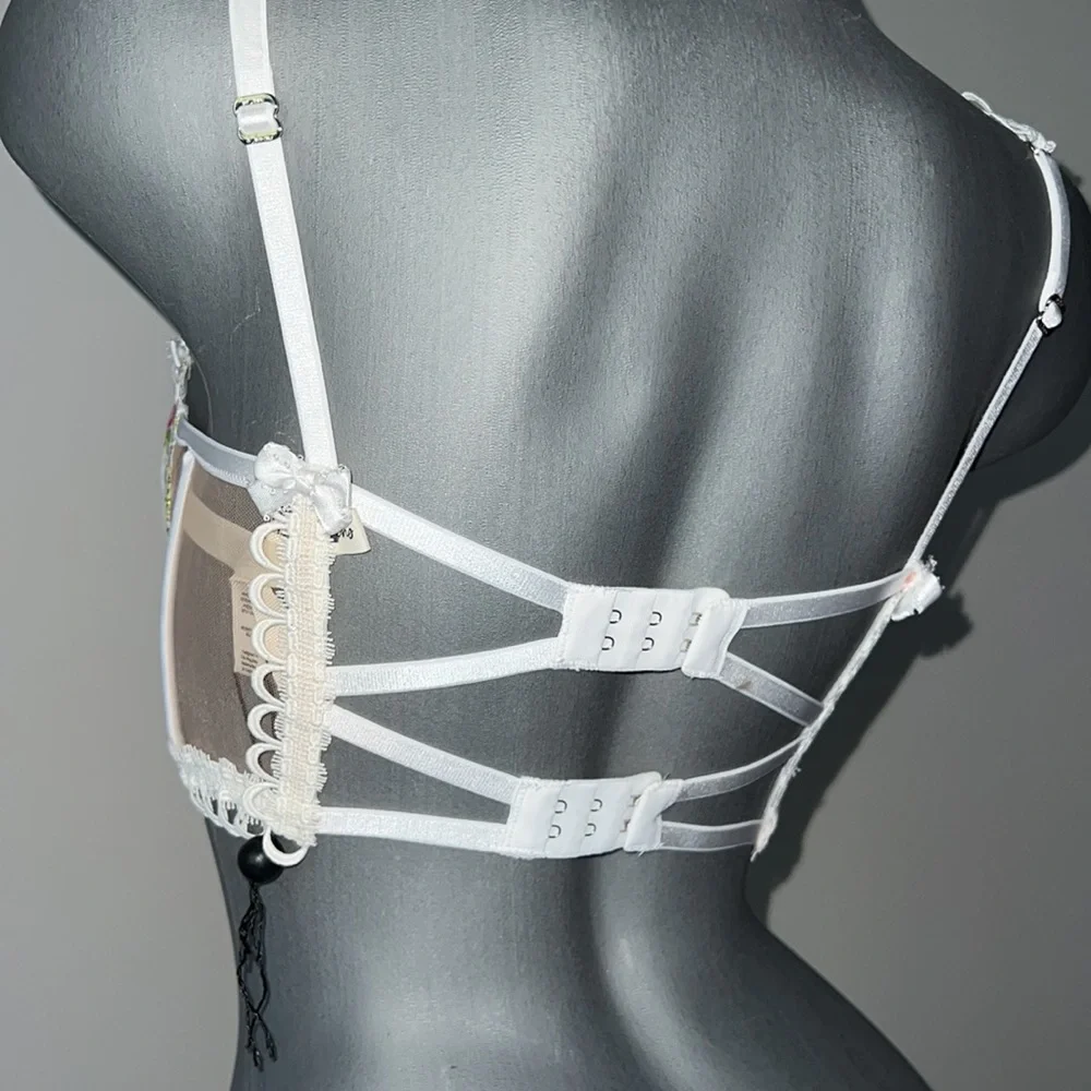 For love & lemons woman’s lace embroidered bustier size XS - Picture 5 of 7